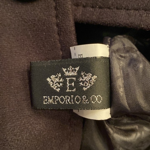 EMPORIO & Co black ultra suede blazer  Jacket made in Italy women’s Size XL - Picture 5 of 10